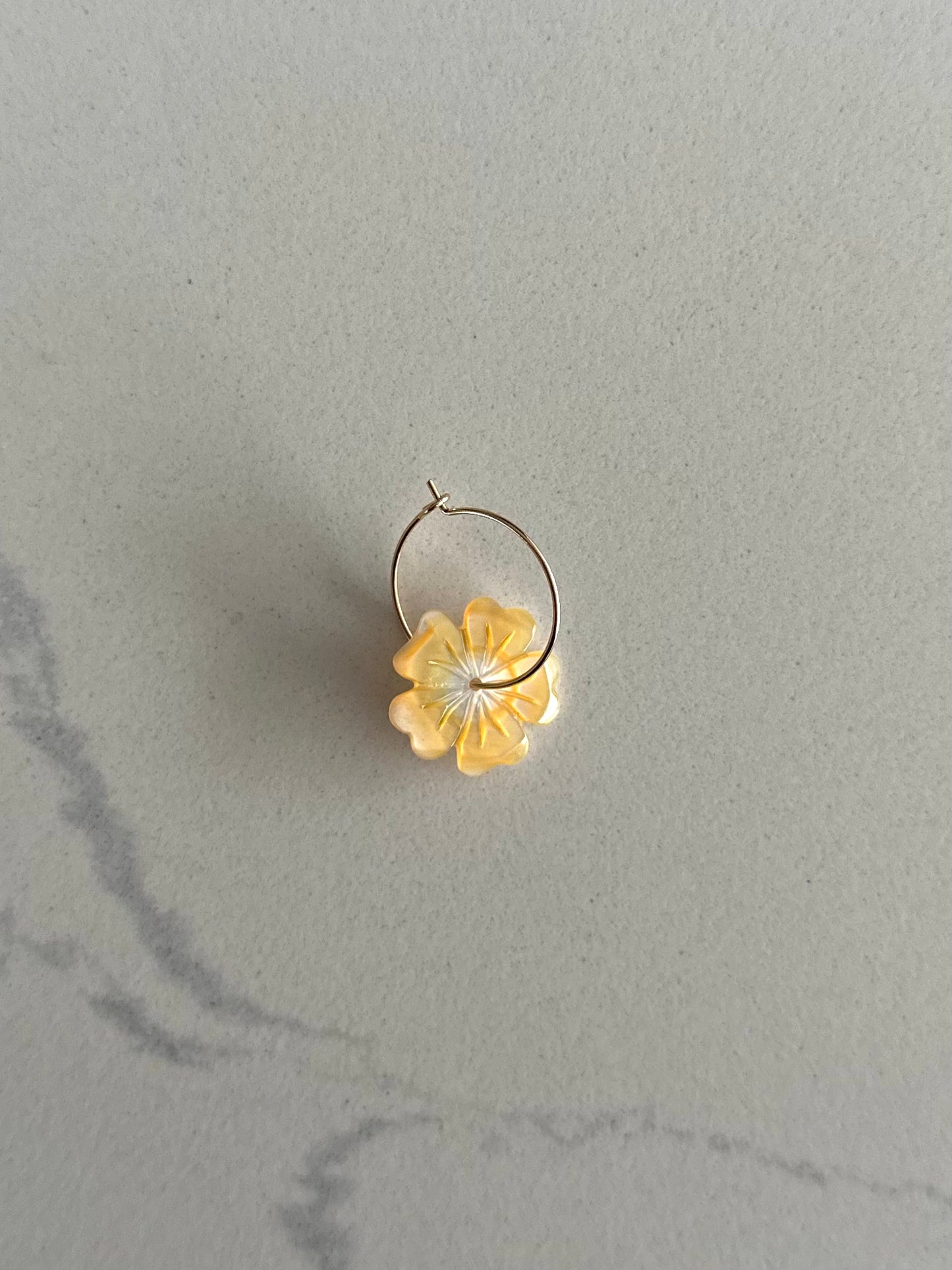 Nath earring (pale brown)