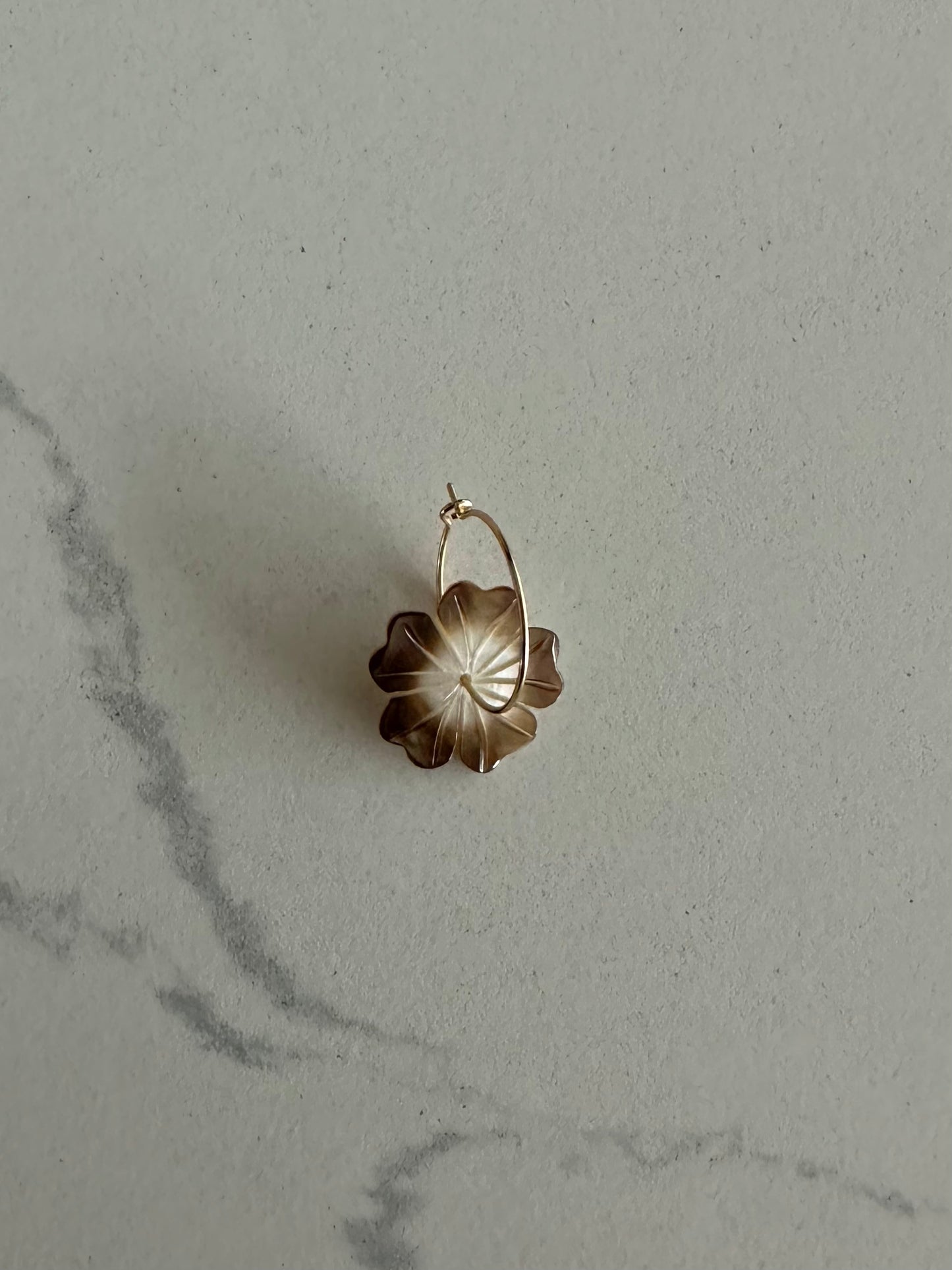 Nath earring (brown)