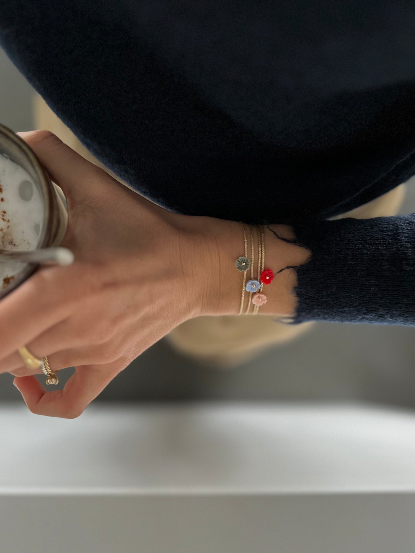 Rosa bracelet (red)