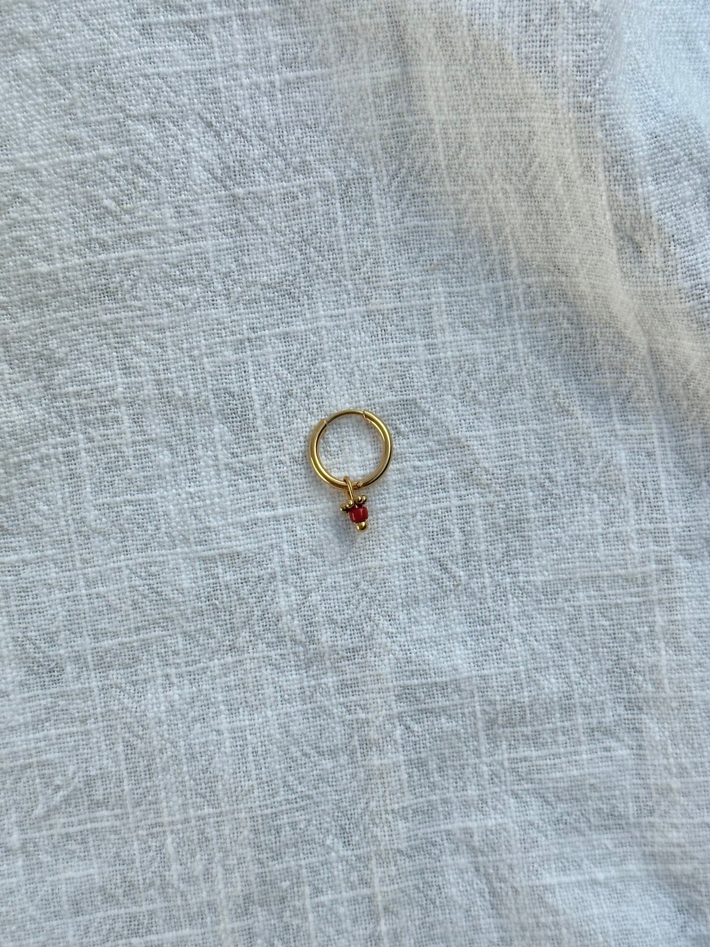 Mila earring (red)