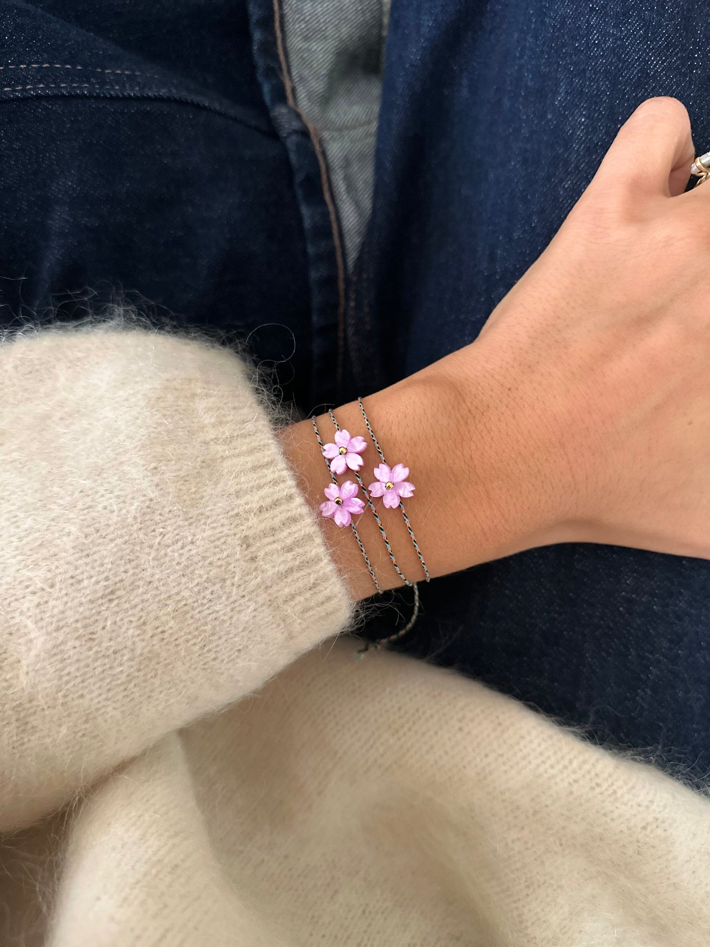 Lai bracelet (lilac)