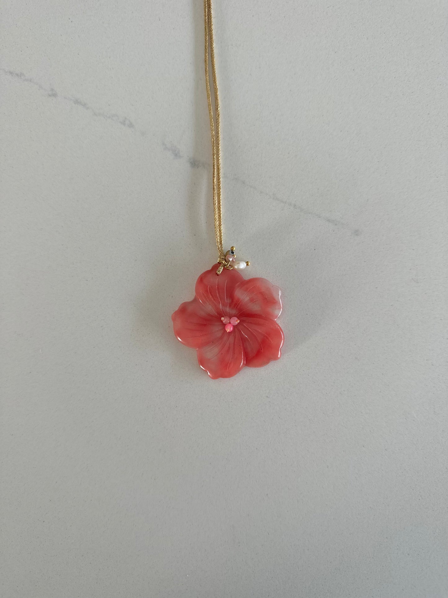 Josie necklace (pink)